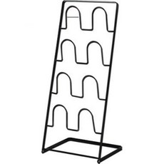 Care Balance 直立式四層拖鞋架, 黑色, 1個