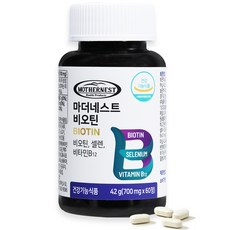 MOTHERNEST 生物素硒維他命B12複合錠, 60顆, 1罐