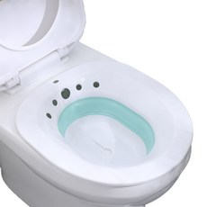 더자카 접이식 변기용 좌욕기, 1개, 그린