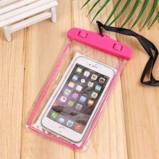 Hieri Line 智慧型手機防水袋, 1個, 紅色