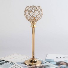 青藍 燭臺底座 金色 L, 混合色