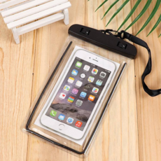 Hieri Line 智慧型手機防水袋, 1個, 黑色