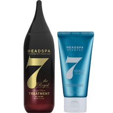 HEADSPA7 皇家黑 210ml+Sun Tree洗髮精 70g, 1套