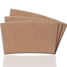 素色牛皮紙製杯套 9.2cm, 100個, 1件