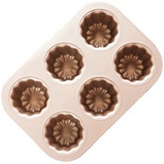 ZJOHF 可麗露 6孔 烤盤, 1個