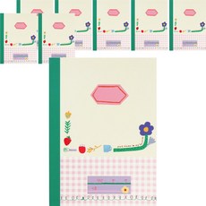 Picnic 寬行筆記本 小學1-3年級, 8個, 混合顏色