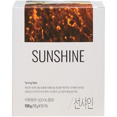 Angel-in-us Coffee SUNSHINE哥倫比亞甘蔗特選級濾掛咖啡, 10g, 10包, 1盒