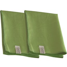 CASA VERDE July 亞麻抹布 L, 橄欖色, 2個