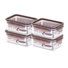 Chefware Perfect Seal 新鮮矩形密封容器 520 毫升, 4個, 520ml