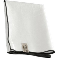 CASA VERDE July 亞麻抹布 L, 白色 + 黑色, 1個