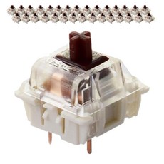 gateron Keychron G PRO 機械式開關 110p, 混合顏色, G13, 茶軸