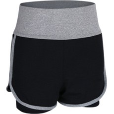 Rienver 女款皮拉提斯瑜珈訓練日常鬆緊帶短褲