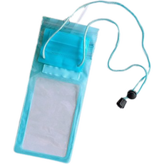 Highery 彩色智慧型手機防水袋, 1個, 天藍色