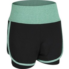 Rienver 女款皮拉提斯瑜珈訓練日常鬆緊帶短褲