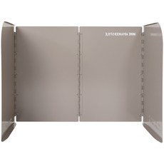 KEEP 캠핑 스틸 그리들 버너 바람막이 대형, 탄, 1개