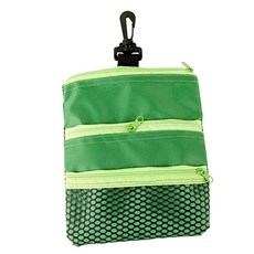 슬로우데코 골프 벨트 가방 주머니, 그린, 1개