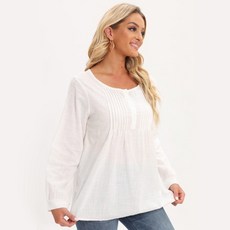 Doobom 女款歐風Oversize襯衫