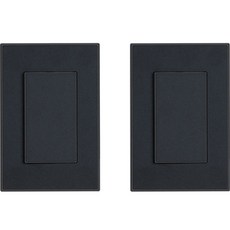 TILINS 一路開關 1聯 深黑色, 2個