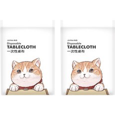 일회용 비닐 테이블보 식탁보 02 1 x 1.6 m, 10개입, 2개