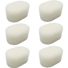 ASSARE 不倒翁清潔不銹鋼鉗柄替換裝海綿, 單一顏色, 6個