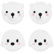 高檔控制器 Geekshare White Bear 2p+ White Puppy 2p Stick Cover Dual Sense Xbox Pad Pro Con Compatible, 1套, 單品