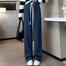 PEONIST 女款寬版鬆緊帶長褲