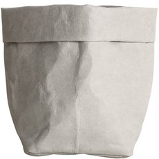 Hotdaysome 多用途防水紙質花盆套 紙袋, 灰色