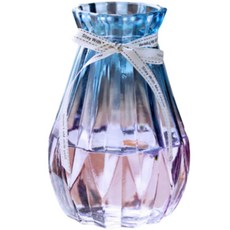 Melanne室內裝飾玻璃花瓶 F型, 漸變紫色
