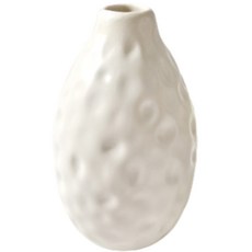 Melanne 室內裝飾純白花瓶 C款, 白色