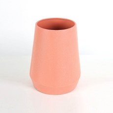 半霧面鐵製花瓶, 橘色