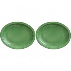 에라토 르네 원 플레이트 접시, 2개, 단품, 그린