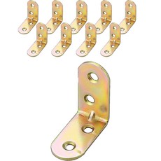 브라켓 책상 부속품 20 x 40 x 2 mm, 10개