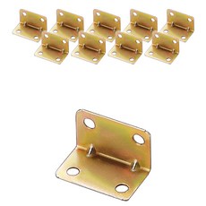브라켓 책상 부속품 34 x 20 x 0.8 mm, 10개