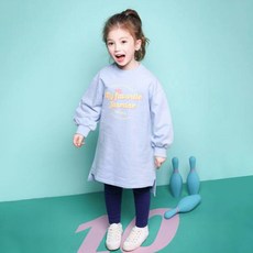 JELISPOON 女童款日常簡約羅紋內搭褲