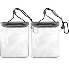 The Bren 多用途簡約手機防水袋, 黑色, 2個