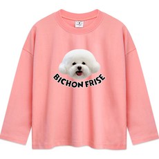 LITTLE RABBIT 兒童比熊犬長袖T恤