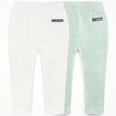 milk mile 童款素色簡約內搭長褲+棉花糖色系內搭長褲組