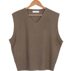 에이와비 코넛 브이 루즈 니트 조끼