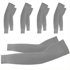 運動袖套 2入組, 灰色, 5套