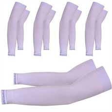 無縫袖套 2入 x 5組, 淺紫色, 5個