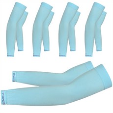 SENSSPORTS 無縫袖套 2入 x 5組, 天空藍, 5個