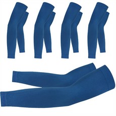 運動袖套 2入組, 深藍色, 5套