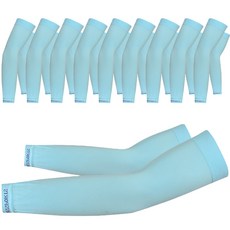 심리스 스포츠 토시 2p 세트, 스카이, 10세트