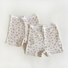 YEROOYENA 女童款碎花3分安全褲 2件組
