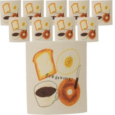 Haroa Kitchen 纖維素藝術超細纖維抹布 20g 05, 10個
