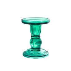 심플앤글로우 북유럽 빈티지 로마 기둥 모양 유리 촛대 감성 인테리어 촬영 소품, 중형