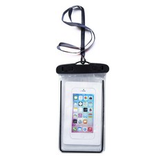 하이어리 잠수 포켓 스마트폰 방수팩, 블랙, 1개