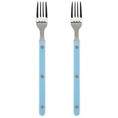 Parvé 茶叉, 2個, 粉藍色