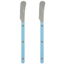 Parfait 奶油刀, 粉藍色, 2個