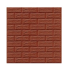 Sonio 軟質磚紋室內裝潢泡棉壁貼 5mm, 11 棕色, 1個